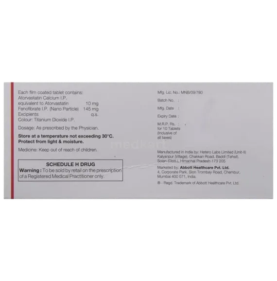 tg goal 145mg tablet 10's